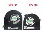 For Dell Precision M4800 Cpu & Gpu Cooling Fan Dc28000ddd0 Dc28000dedl +