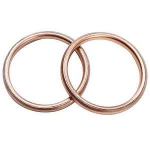 2pcs Motorcycle Exhaust Pipe Gasket For Suzuki RM-Z250 2010-2024 RMZ250 - Picture 1 of 5