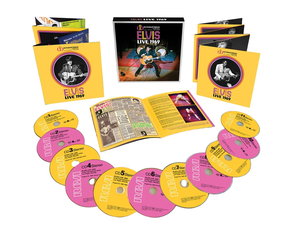 Live 1969 by Elvis Presley (CD Box-Set, 11 discs, Sony Music Catalog)