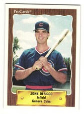 1990 ProCards * John Dericco * Geneva Cubs