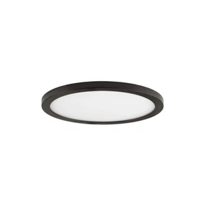 Maxim Lighting Wafer 7" RD LED Surface Mount 3000K, Bronze/White - 58712WTBZ - Picture 1 of 1