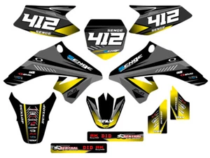 All Years DRZ 50|70 SURGE Black Senge Graphics Kit Compatible with Suzuki - Imagen 1 de 10