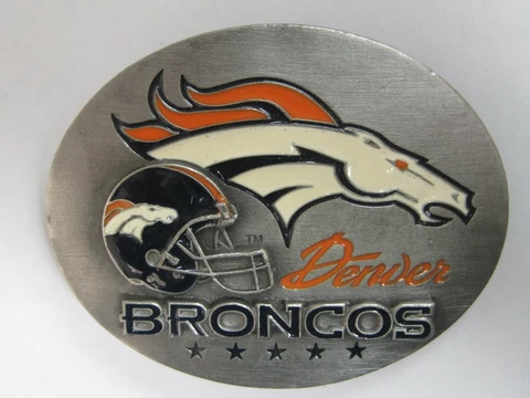 1997 SISKIYOU DENVER BRONCOS NFL FOOTBALL BELT BUCKLE NUMBERED Cover
