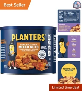 Hormel Foods Honey Roasted Mixed Nuts, 10 oz, 6-Pack - Sweet and Salty Delight - Picture 1 of 9