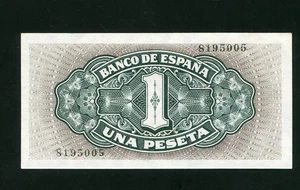 tu_bazar BILLETE 1 PESETA MADRID SEPTIEMBRE 1940 SIN SERIE SC - Imagen 1 de 2