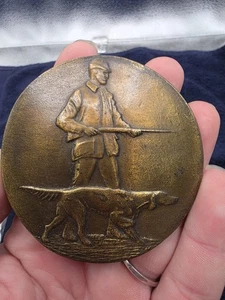 Vintage Hunter/Trapper Belt Buckle crafted by Indiana Metal Craft in 1976. - Picture 1 of 3