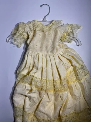 Yellow Long Pet Dress – Size S – Cute Dog Outfit for Summer or Special Occasion - Image 1 of 4