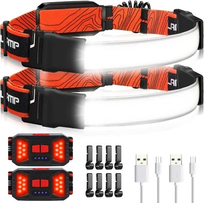 Lamparas De Cazeria Caseria Luz Para Ir De Caza Recargable 20 W USB 2 Pcs NEW US - Image 1 of 4