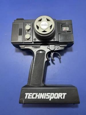 Acoms Vintage Aw27 Technisport Rare Transmitter Working Rc Car Radio Gear 27mhz  - Image 1 of 4