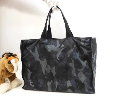 Prada Tote Bag Saffiano Nylon Gray Green Camouflage Men s Handbag 7 A - Image 1 of 4