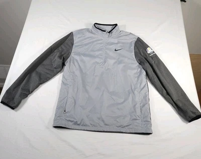 Nike Golf 2016 Ryder Cup Hazeltine Men's L 1/4 Zip Jacket Sweatshirt Gray - Image 1 of 4