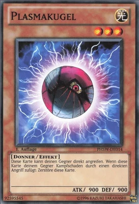 YuGiOh Plasmakugel PHSW-DE014 Common Excellent 1st - Bild 1 von 2