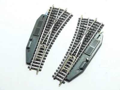 Märklin 2261/2264 H0 K-Track Electric Turnout Pair L/R #dbl6 - Image 1 of 4