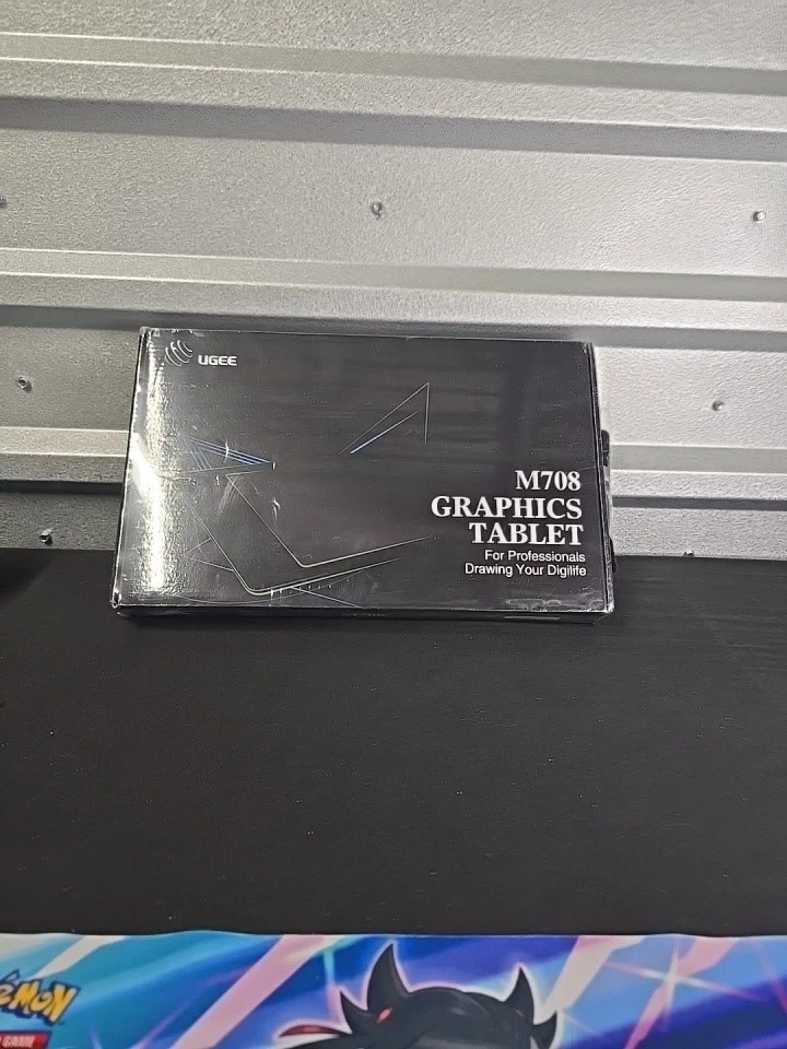 Ugee M708 Graphic Drawing Tablet, 10x6 in - Black (FBA_UG-M708-US) - Image 1 of 1