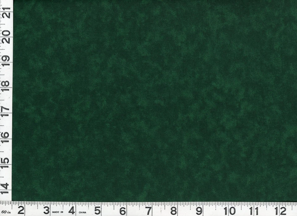 Very Dark Green Sponged Blender Quilting and Sewing Fabric by the Yard  #2325 - Image 1 of 1