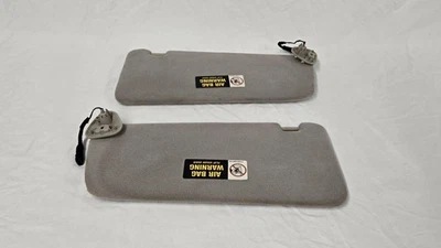 2004-2007 Jaguar XJR Interior Overhead LH Left & RH Sun Visor Set Assembly OEM Foto 1 de 4