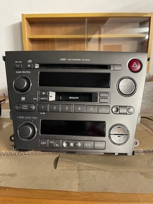 Subaru Legacy Outback  Autoradio Klimaautomatik (BL/BP) Kenwood GX-201LE Cas. CD - Bild 1 von 3