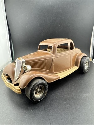 De colección Durant Plastics 1934 Ford Victoria Marrón y Tostado TootsieToy EE. UU.📦 Foto 1 de 4