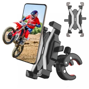 Motorcycle ATV Handlebar Phone Mount Holder Bicycle Bike Bracket for Cell Phones - Picture 1 of 35