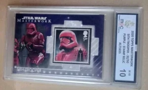 STAR WARS MASTERWORK STAMP RELIC SITH TROOPER PURPLE MGC GRADED 10 SC-SS 32/50 - Picture 1 of 8
