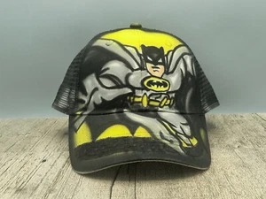 Vintage GRAFFITI Batman Airbrush Snapback Trucker Hat BigX CAP OS Hip Hop/Street - Picture 1 of 7