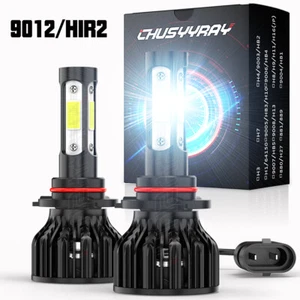 9012 HIR2 LED Headlight High Low Beam Bulb 100W 36000LM Super Bright 6000K White - Bild 1 von 12