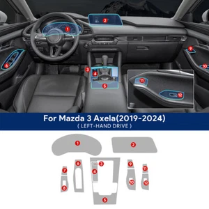 For Mazda 3 Axela 2019-24 Center Console Decorative Protect Transparent TPU Film - Bild 1 von 11