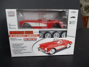 Classic Metal Works '58 Corvette Die-Cast Kit 1/24 Scale Opened MIB 1958 - Picture 1 of 8