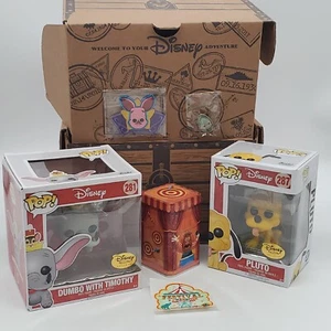 Disney Treasure Festival of Friends Box Exclusive Dumbo Pluto June 2017 - Picture 1 of 10