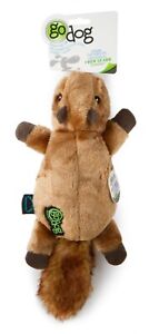 goDog Flatz Squirrel Dog Toy Brown, One Size- Free Shipping