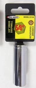 KR Tools Pro Series 6 Point 3/8" Drive 5/8" Spark Plug Single Socket - Imagen 1 de 2