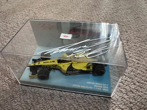 Minichamps Jordan Honda EJ11 Testing Barcelona 2002 Takuma Sato 1/43 SIGNED - Picture 1 of 5
