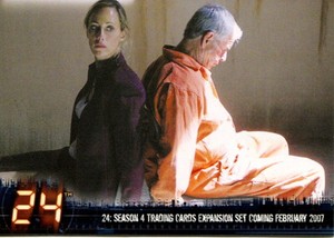 TWENTY FOUR 24 TELEVISION SHOW SEASONS 4 EXPANSION 2007 ARTBOX PROMO CARD P2