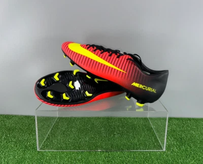 Nike Mercurial Victory VI FG 831964-870 US9.5 UK8.5 Red boots Cleats mens - Image 1 of 4