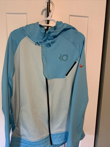 Nike Kevin Durant Blue Full Zip Jacket Therma Fit Mens XL Cover