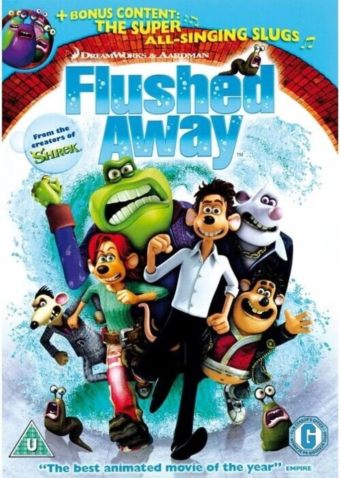 Flushed Away DVD (2007) FREE SHIPPING - Image 1 of 1