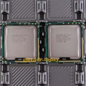 Lot of 2 pcs Original Intel Xeon 5600 X5687 3.6GHz Quad-Core Processor CPU - Picture 1 of 1