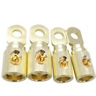 Yellow Gold Ring Set Screw Battery Ring Terminals  Car audio modification