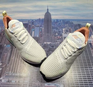 Nike Air Max 270 White/Black-Sanddrift Mens Size 11 DQ7642 100 New - Picture 1 of 12