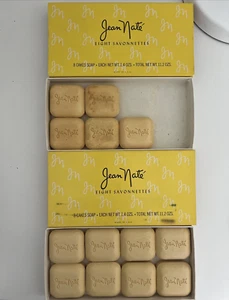 Vintage Jean Nate Perfumed 1.4 Oz Soap Bar Lot of 13 Cakes USA Savonnettes Box - Picture 1 of 6