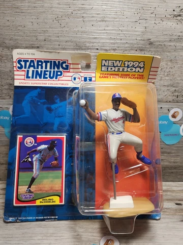 Starting Lineup 1994 MLB Delino DeShields Figure and Card Baseball Figure Cover