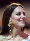 Boucles d'oreilles Zara Kate Middleton déclaration bafta fleur cascade princesse florale
