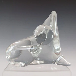 Zanetti Murano / Venetian Clear Vintage Glass Frog Sculpture - Picture 1 of 9