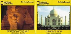 NATIONAL GEO - EMPIRES OF INDIA/MYSTERIES OF THE NILE - 2 DISCS - TELE PROMO DVD - Imagen 1 de 3