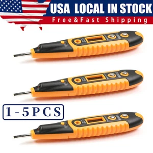 Voltage Electric Tester Volt Detector Test Pen AC DC Non-Contact Sensor 12-1000V - Picture 1 of 17