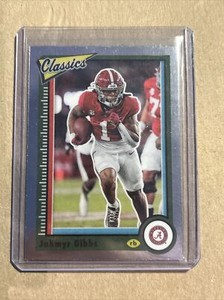 🎆Jahmyr Gibbs Classics Rookie Card Detroit Lions Alabama 🗽🎆