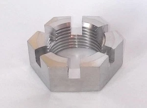Titanium Rear Wheel Axle Nut Kawasaki KX 250 125 450 KLX KX250F KX250 M22 Castle - Picture 1 of 2