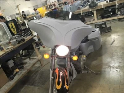Fits Honda Shadow 750 6″ Trendsetter Saddlebags Out & Down / LED FENDER / LIDS - Image 1 of 4