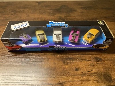Funline Muscle Machines 1:64 Sealed Set Of 5 Year 2000 - Image 1 of 4