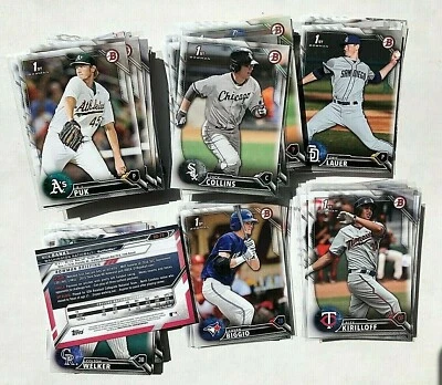 2016 Bowman Draft Paper- Prospects and First Bowman - You Pick - Image 1 of 2